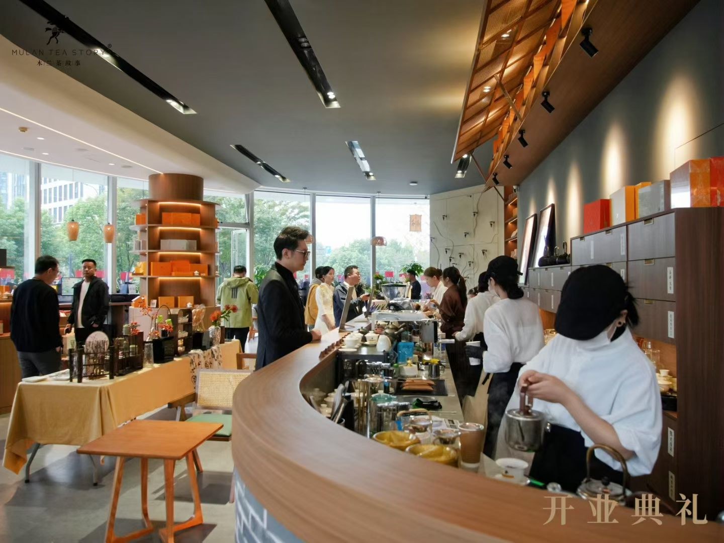 1F milk tea indoor area